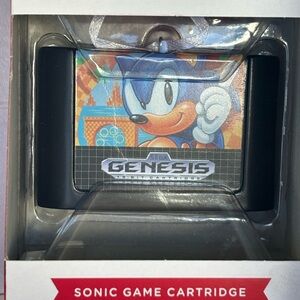 Hallmark Genesis Sonic Game Cartridge - Blue and Black